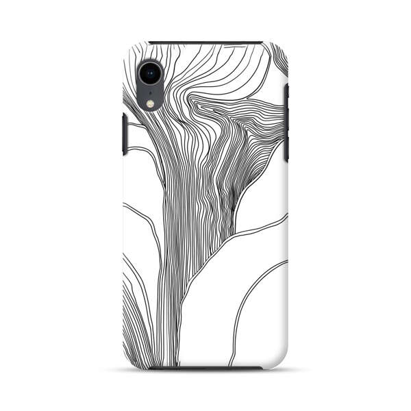 Abstract Line Art Design iPhone XR Impact Case