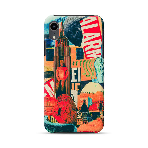 Artistic Urban Collage iPhone XR Impact Case