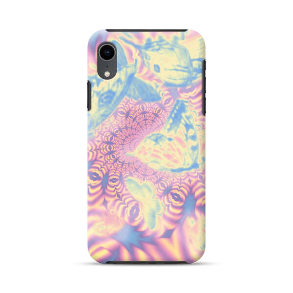Ethereal Butterflies Psychedelic Swirl iPhone XR Impact Case