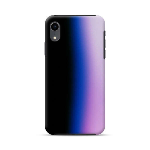Gradient Black Blue Pink Purple iPhone XR Impact Case