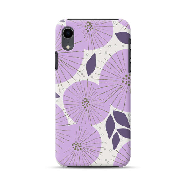 Lavender Flower Pattern iPhone XR Impact Case