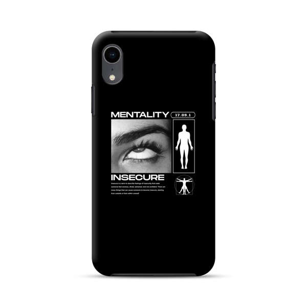 Mentality Insecure Eye Art iPhone XR Impact Case