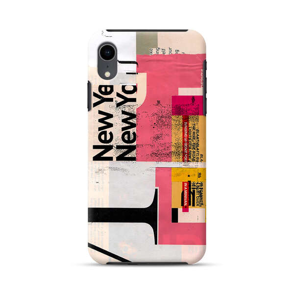 Modern Abstract Collage Artwork iPhone XR Impact Case