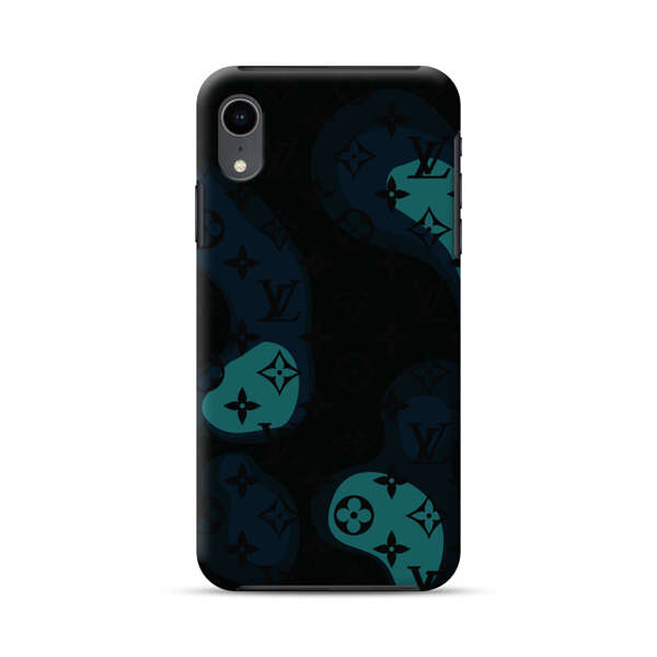 Modern Abstract Question Marks with Luxury Motifs iPhone XR Impact Case