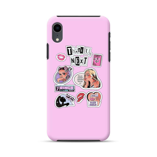 Pop Art Fashion Stickers iPhone XR Impact Case
