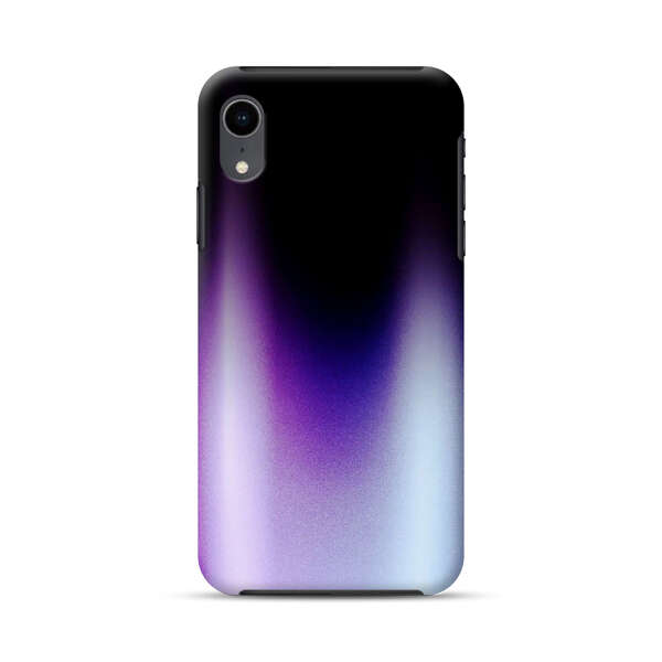 Purple Blue Gradient Flame iPhone XR Impact Case