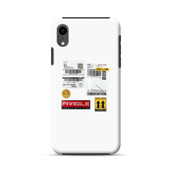 Shipping Labels and Fragile Handling Stickers iPhone XR Impact Case