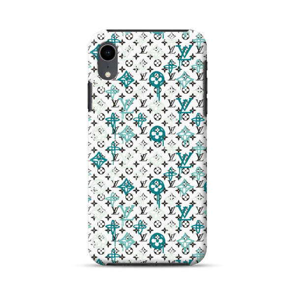 Skull Luxury Logo Pattern iPhone XR Impact Case