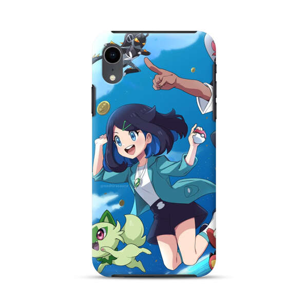 Vibrant Cartoon Characters Adventure iPhone XR Impact Case