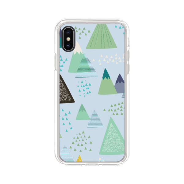 Colorful Abstract Mountain Pattern iPhone XS Max Case