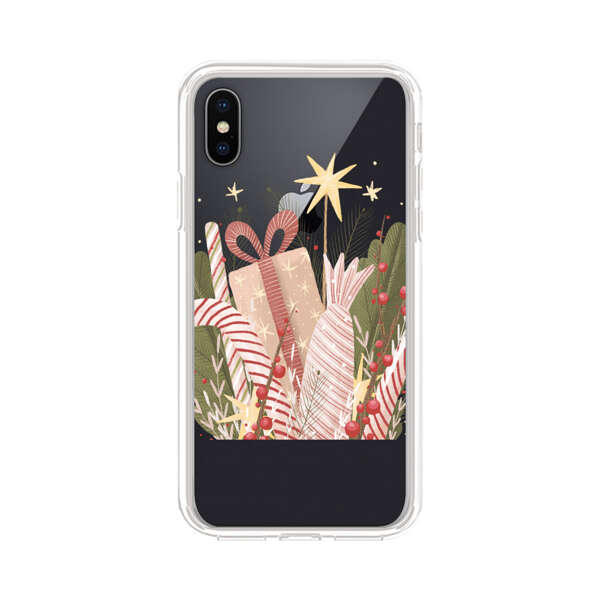Festive Candy Canes and Holiday Gifts iPhone XS Max Case