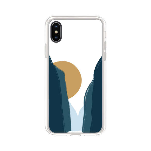 Sunset Between Dark Cliffs iPhone XS Max Case