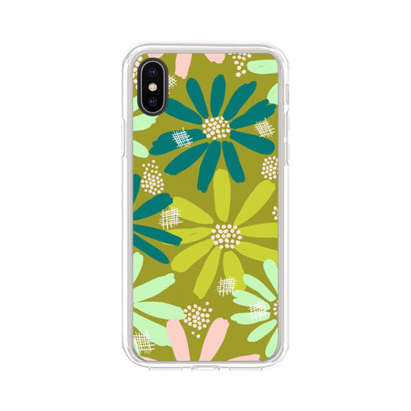 Vibrant Floral Daisy Pattern iPhone XS Max Case