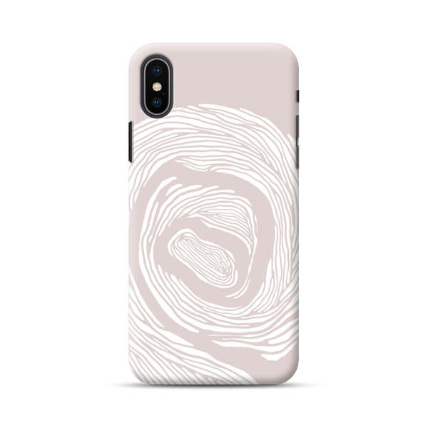 Elegant Abstract Swirl iPhone XS Max Hard Case