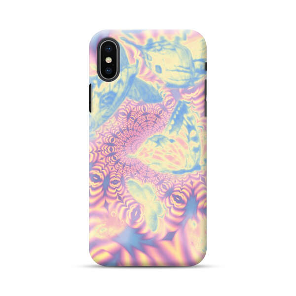 Ethereal Butterflies Psychedelic Swirl iPhone XS Max Hard Case
