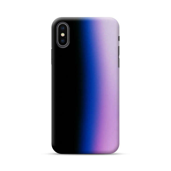 Gradient Black Blue Pink Purple iPhone XS Max Hard Case