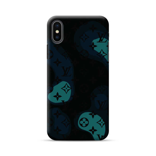 Modern Abstract Question Marks with Luxury Motifs iPhone XS Max Hard Case