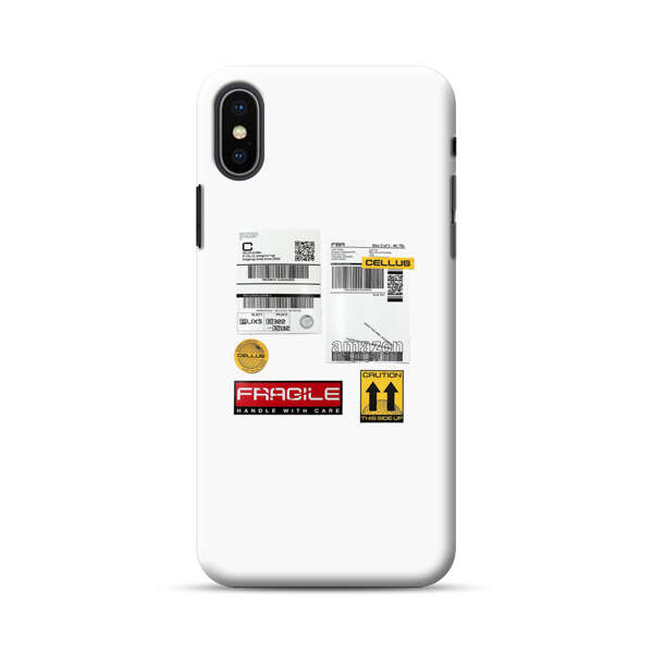 Shipping Labels and Fragile Handling Stickers iPhone XS Max Hard Case