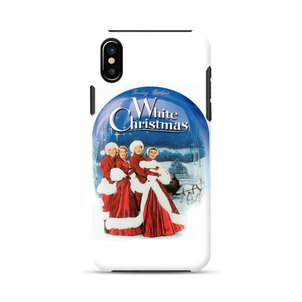 Classic White Christmas Scene iPhone XS Max Impact Case