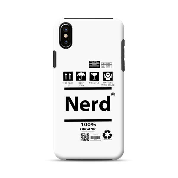 Minimalist Nerd Shipping Icons Design iPhone XS Max Impact Case