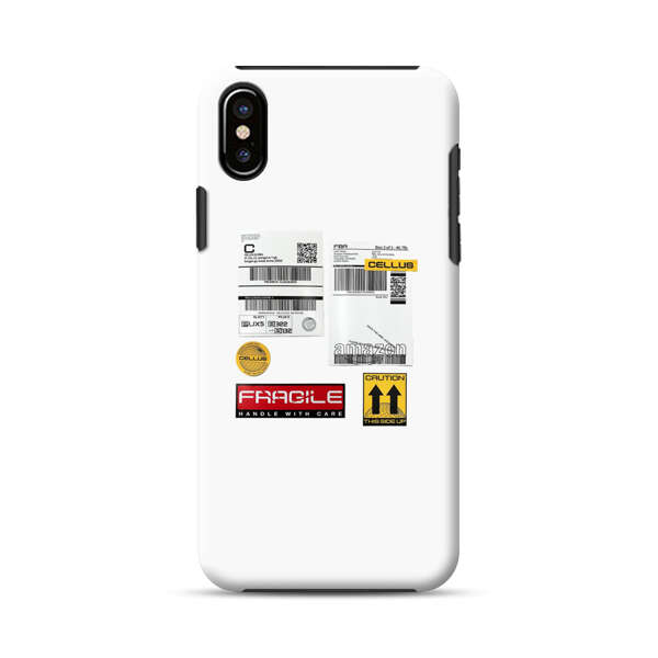 Shipping Labels and Fragile Handling Stickers iPhone XS Max Impact Case