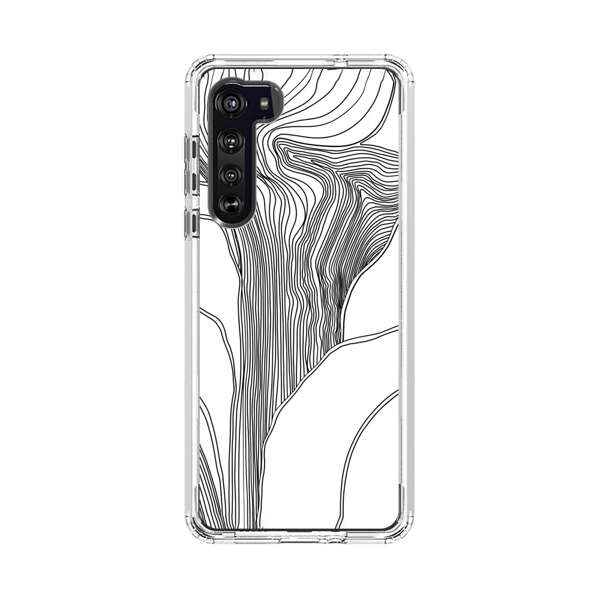 Abstract Line Art Design Motorola Edge (2020) Case