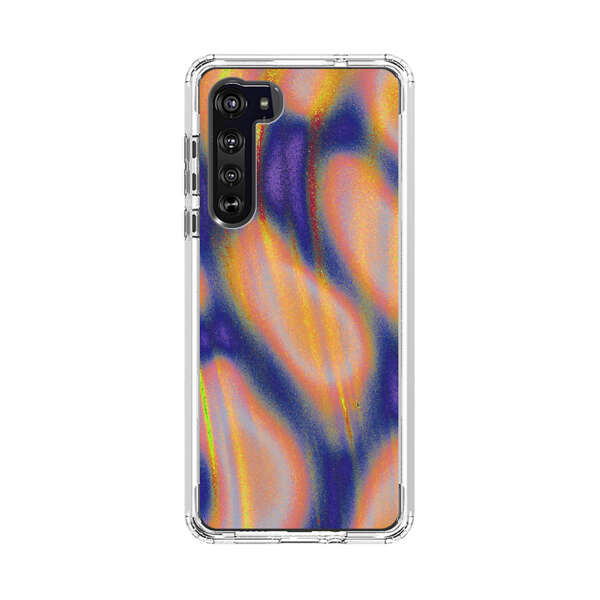 Abstract Vibrant Swirl Art Motorola Edge (2020) Case