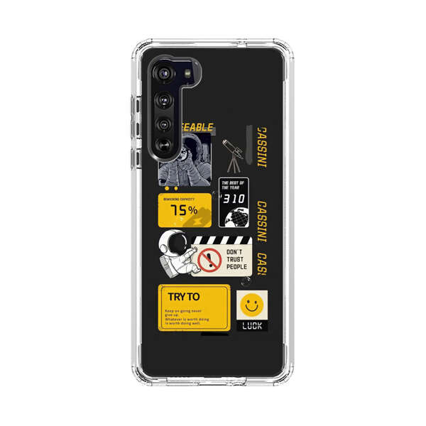 Astronaut Space Exploration Motivation Design Motorola Edge (2020) Case