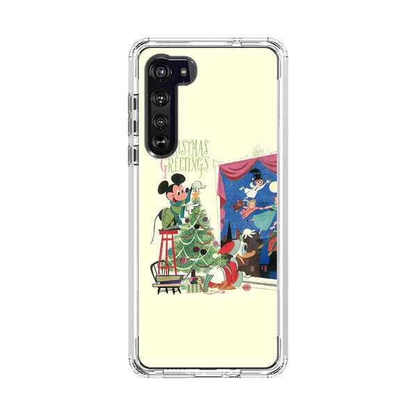 Christmas Disney Mickey Mouse and Peter Pan Motorola Edge (2020) Case