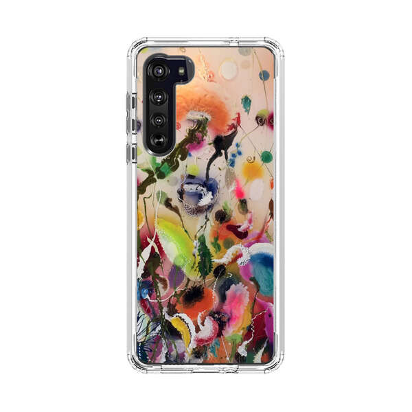 Colorful Abstract Art Motorola Edge (2020) Case