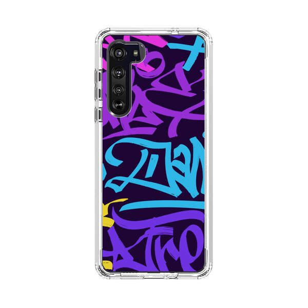 Colorful Graffiti Pattern Motorola Edge (2020) Case