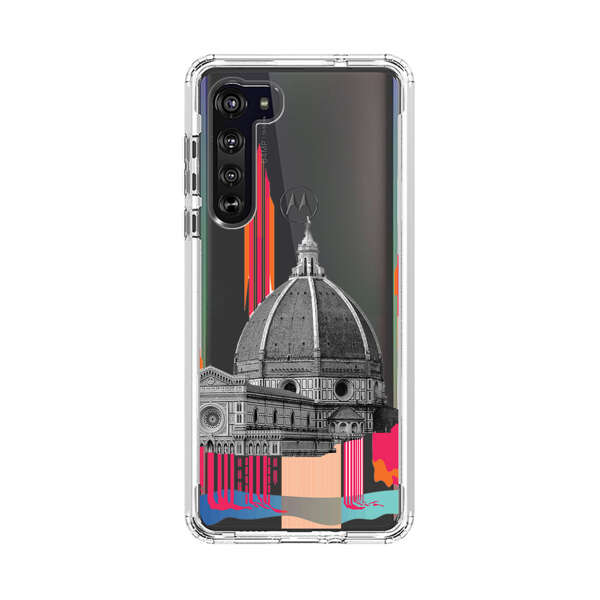 Florence Cathedral Dome Artistic Illustration Motorola Edge (2020) Case