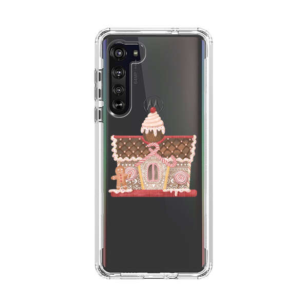 Gingerbread House Holiday Motorola Edge (2020) Case