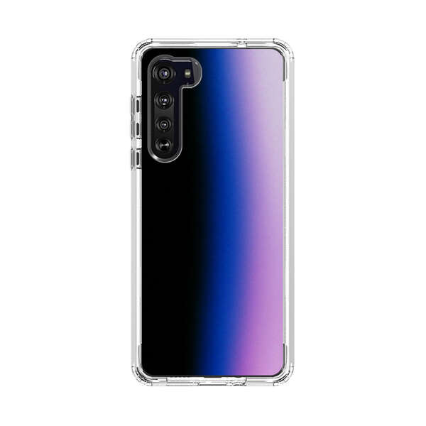 Gradient Black Blue Pink Purple Motorola Edge (2020) Case