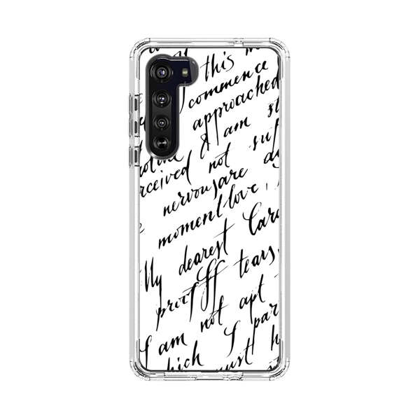 Handwritten Calligraphy Motorola Edge (2020) Case