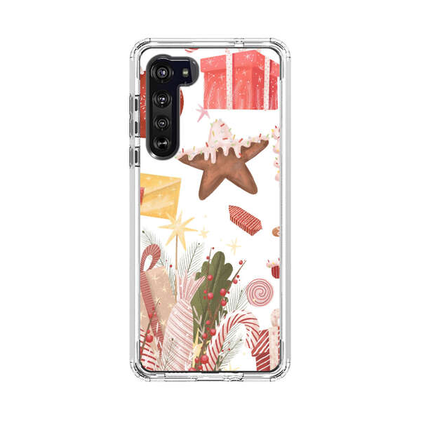 Holiday Gingerbread Candy Cane Gifts Motorola Edge (2020) Case