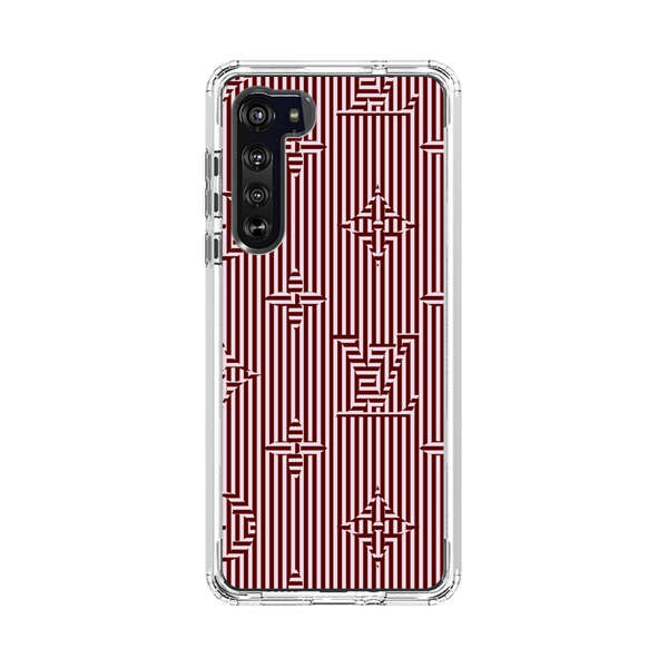 Intricate Geometric Striped Pattern Motorola Edge (2020) Case