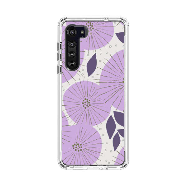 Lavender Flower Pattern Motorola Edge (2020) Case