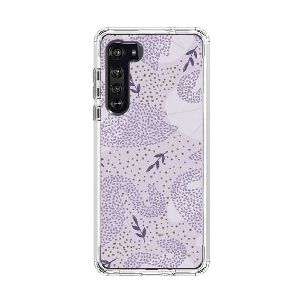 Lavender Swan Pattern Motorola Edge (2020) Case