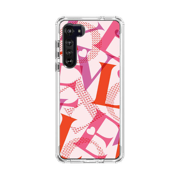 Love Colorful Letters Pattern Motorola Edge (2020) Case