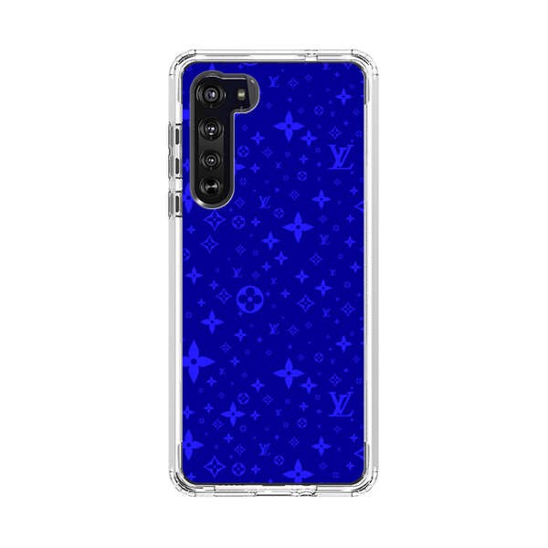 Luxury Blue Designer Pattern Motorola Edge (2020) Case