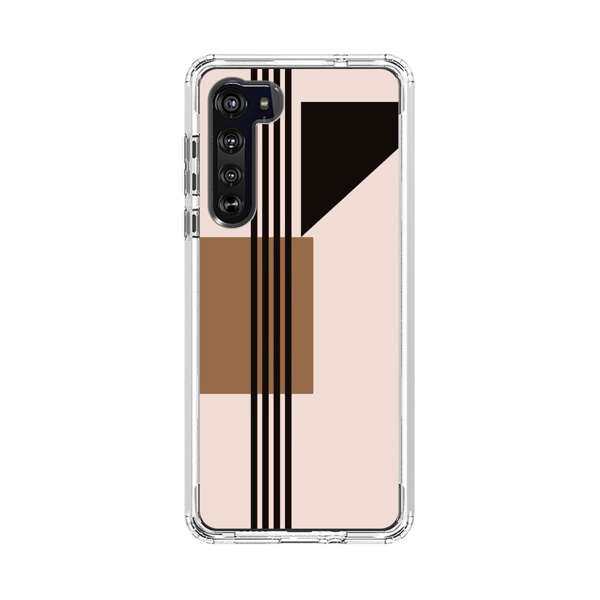 Minimalist Abstract Geometric Design Motorola Edge (2020) Case