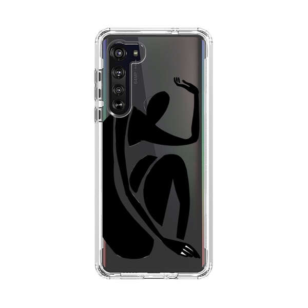 Minimalist Abstract Human Figure Motorola Edge (2020) Case