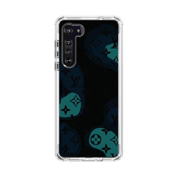 Modern Abstract Question Marks with Luxury Motifs Motorola Edge (2020) Case