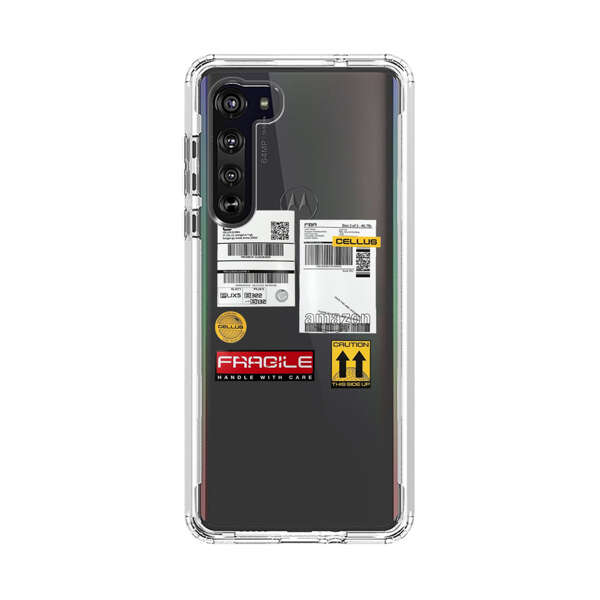 Shipping Labels and Fragile Handling Stickers Motorola Edge (2020) Case