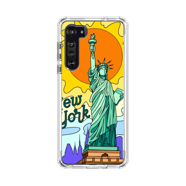 Statue of Liberty New York Artistic Sun Motorola Edge (2020) Case
