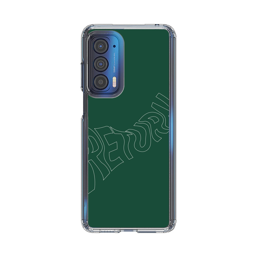 Minimalist Green Wavy Return Text return