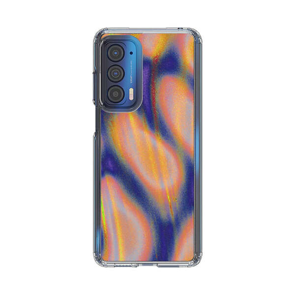 Abstract Vibrant Swirl Art Motorola Edge (2021) Case