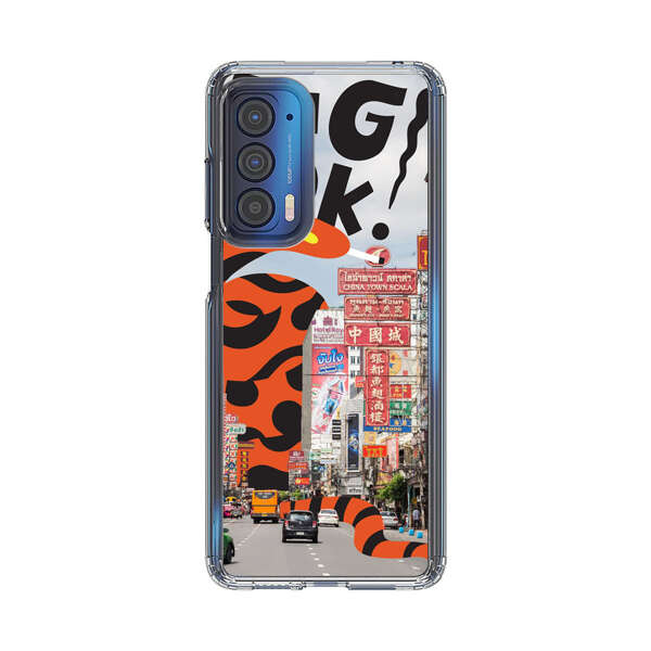 Bangkok Chinatown Snake Street Scene Motorola Edge (2021) Case