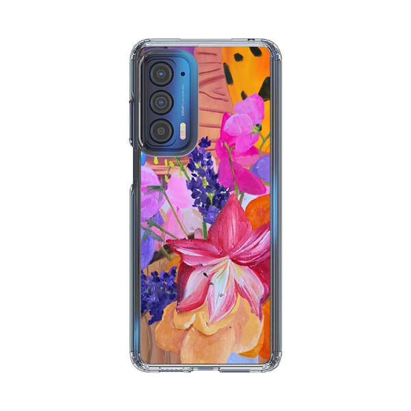 Bright Vibrant Floral Still Life Motorola Edge (2021) Case